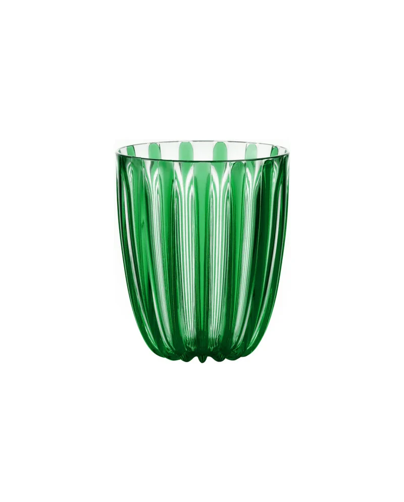 Dolcevita low glass green color 350 cc