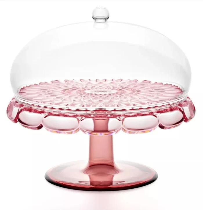 Meuble vasque Flamingo rose avec cloche Ø 30xh27,7 cm