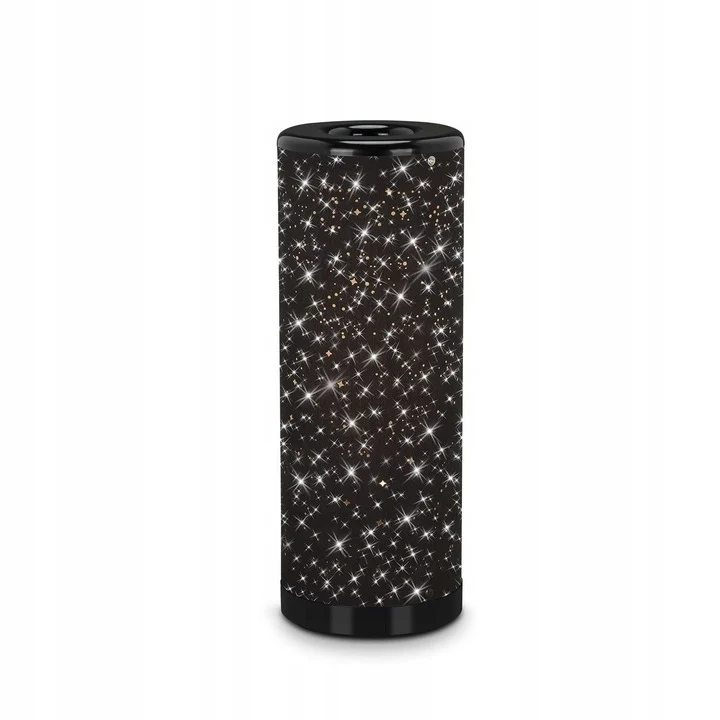Lampe de table LED ciel étoilé 35x12 cm 5W couleur noir/chrome