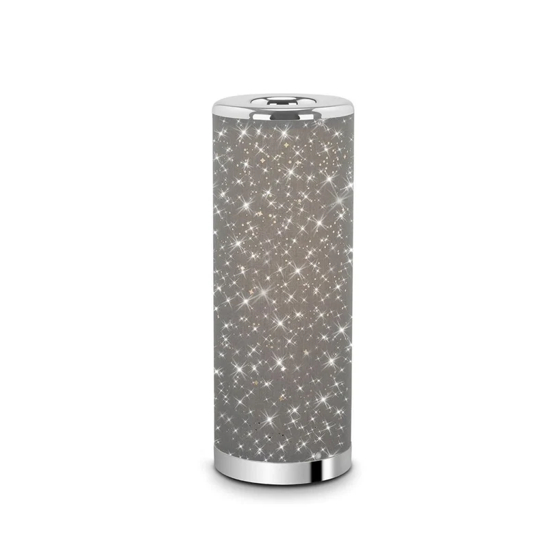 Lampe de table LED ciel étoilé 35x12 cm 5W couleur chrome/gris