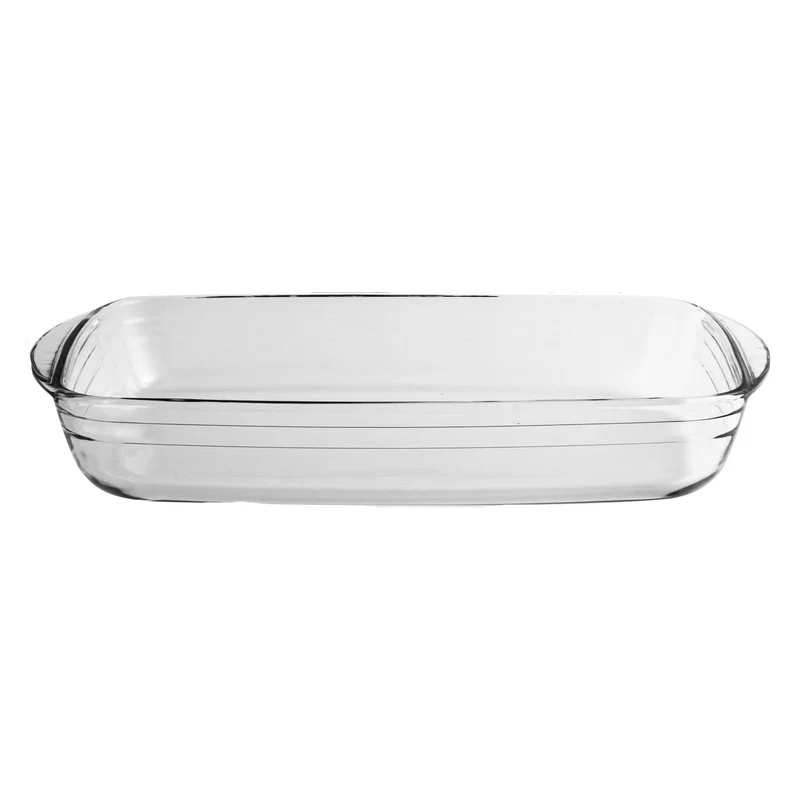 Poêle rectangulaire en verre borosilicate 35×22 cm