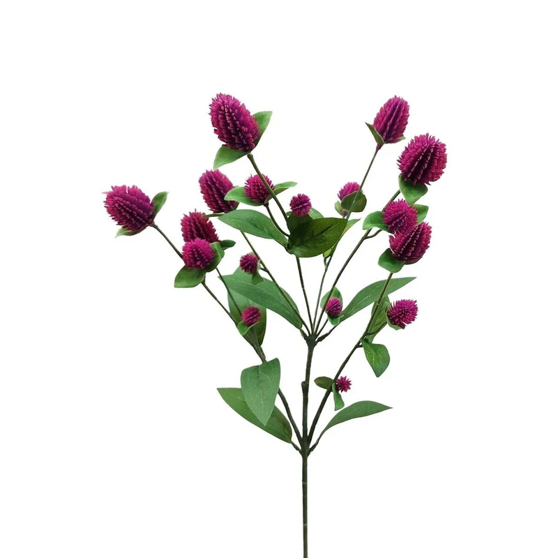 Spray globosa 70cm x7 bordeaux