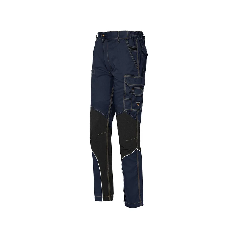 Pantalon bleu extrême taille s