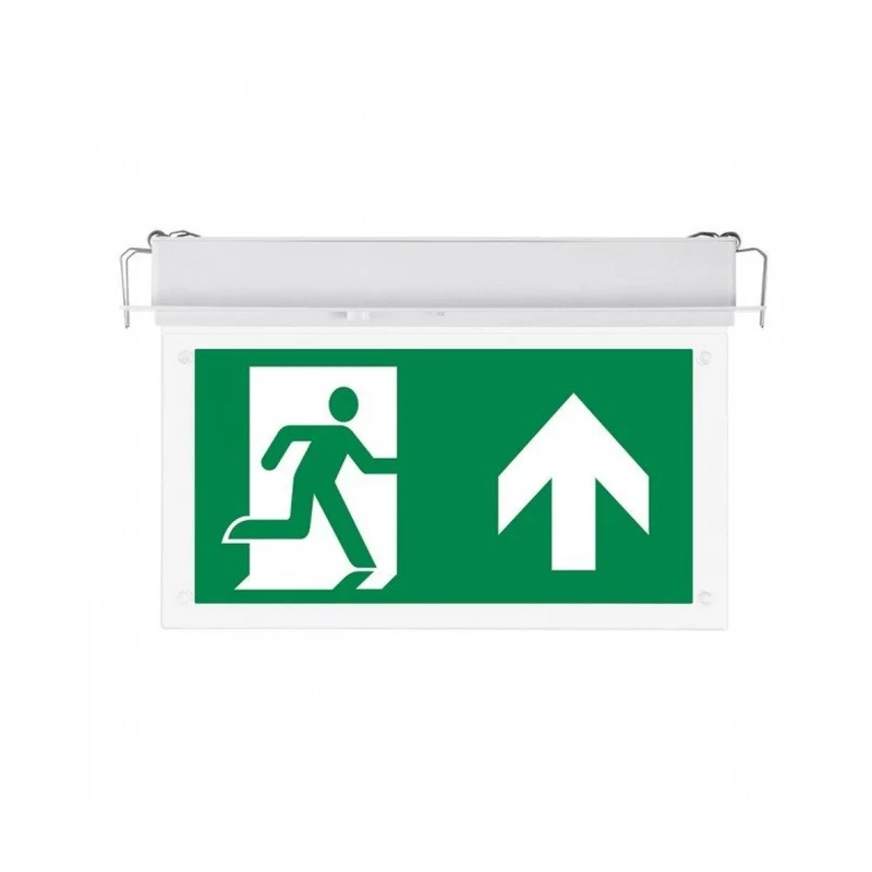 Sortie de secours fixe encastrée 2w li