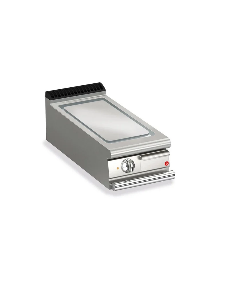 Top plancha électrique - Plaque lisse 17,3 dm² - AISI 430 - Larg. 400 mm - 305 x 490 - Gamme QUEEN 700 - 70QSFTE403 - Baron