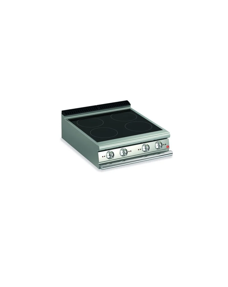 Top plaque à induction - 4 zones de chauffe - Larg. 400 mm - Gamme QUEEN 700 - 70QPCIND801 - Baron