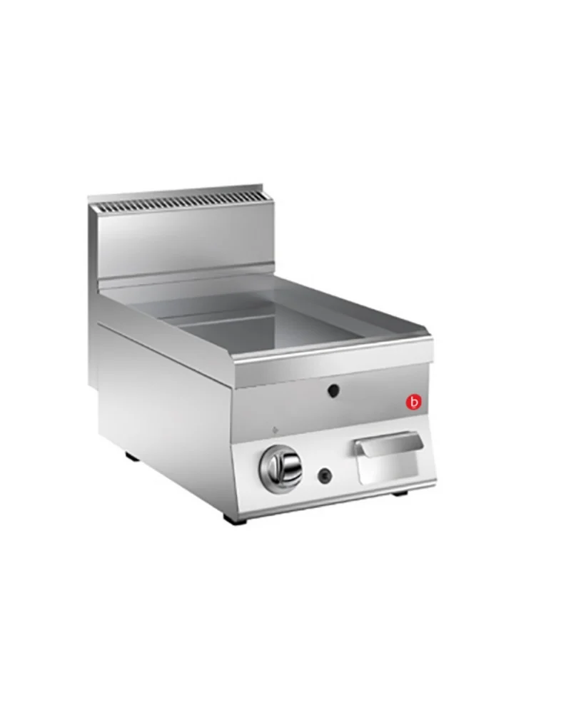 Grillade gaz - Plaque lisse 22 dm² - AISI 430 - 396 x 555 mm - Gamme 650 - 60FTTG403 - Baron