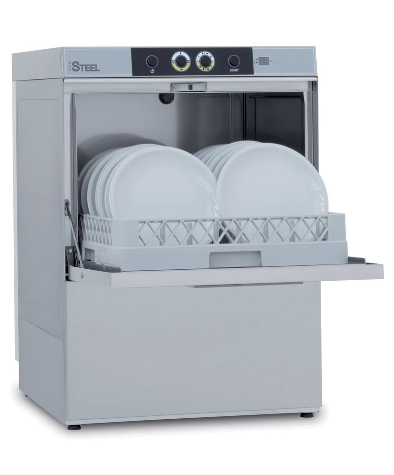Lave-vaisselle - 20 litres - STEELTECH DG - Panier 500 x 500 mm - Avec adoucisseur - STEEL361DGA - COLGED