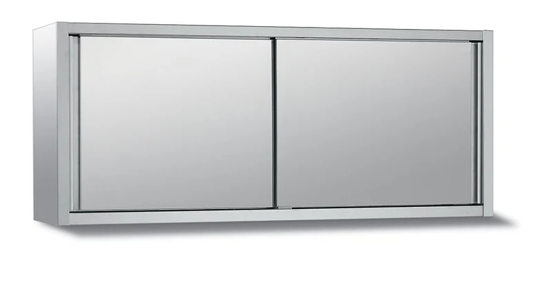 Placard mural en inox - Hauteur 600 mm - Profondeur 400 mm - Longueur 1600 mm - AM616T