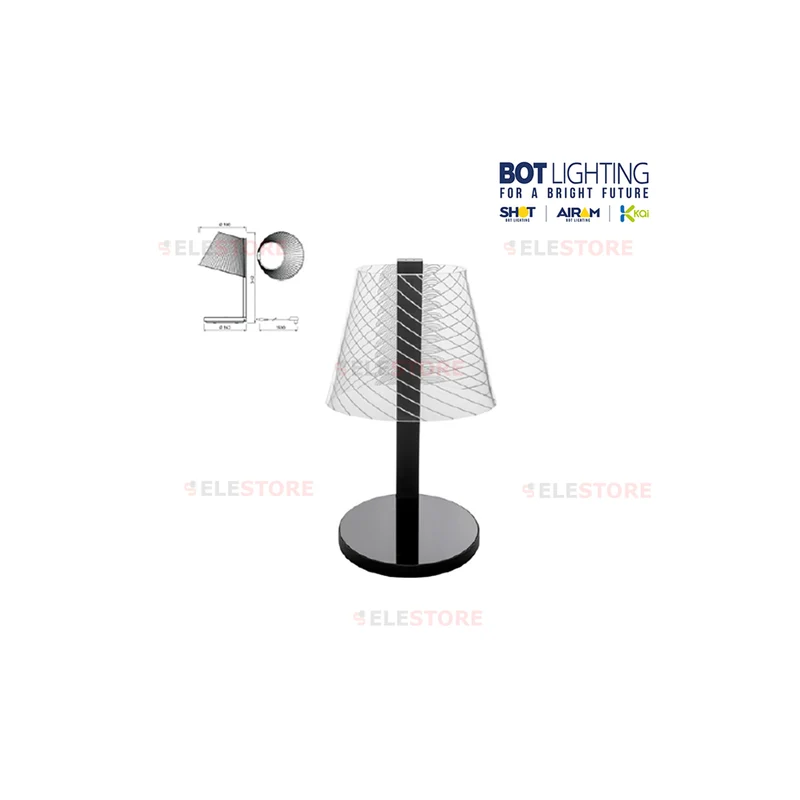 Lampe de bureau Illusion dot 310lm 7w sans fil - recharge sans fil