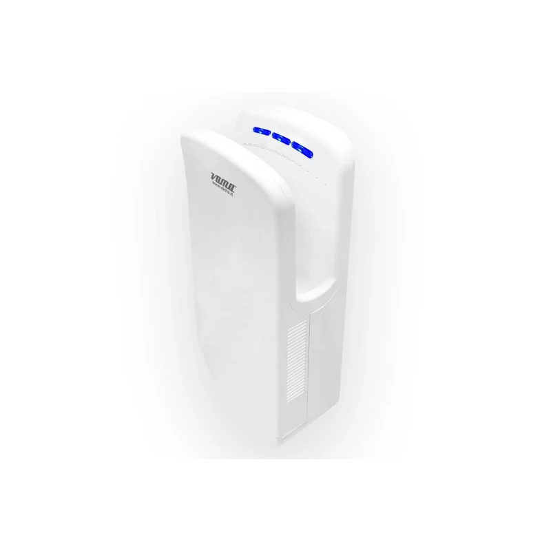 Sèche-mains à lame d'air 1450w abs blanc