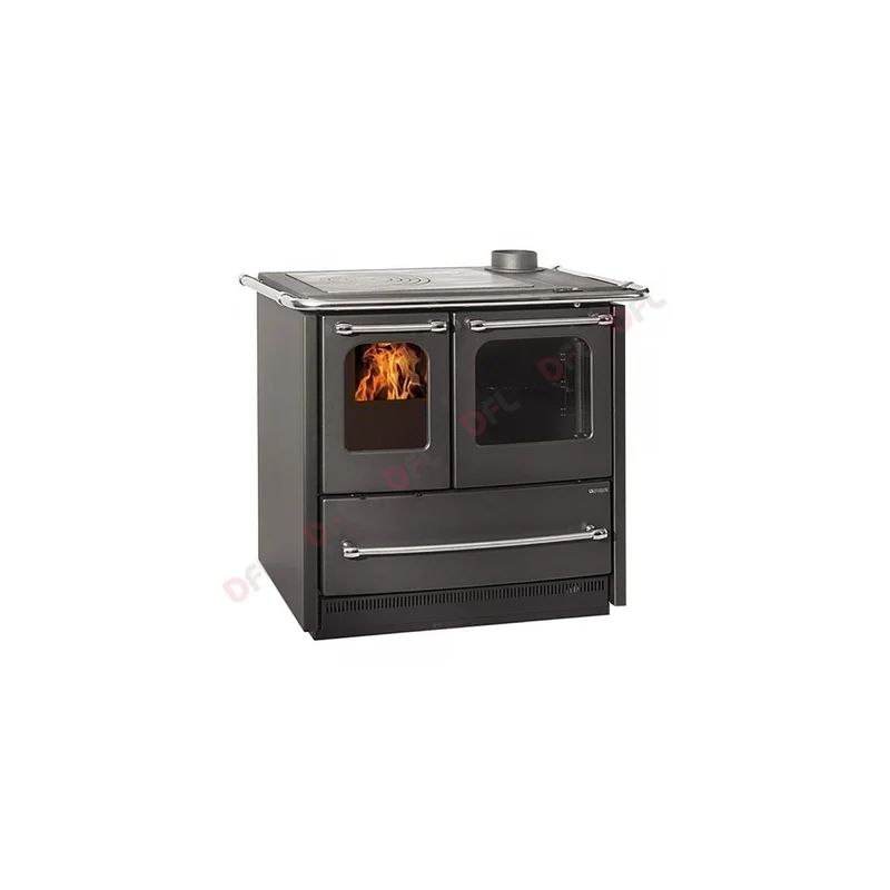 Cuisinière à bois noire Sovereign easy evo2