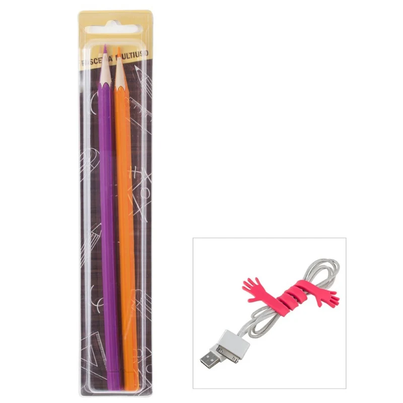 Attaches de câble pliables en forme de crayon
