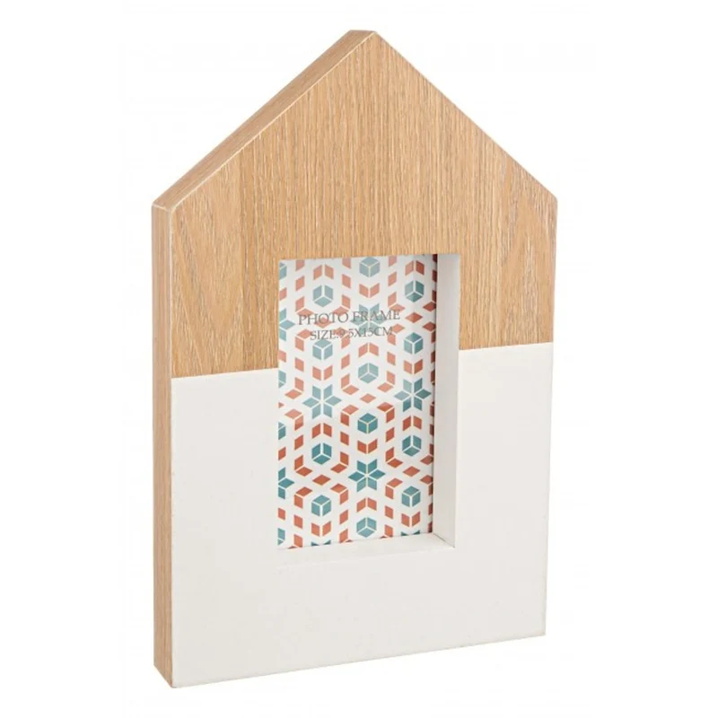 Cadre photo blanc 19x29 cm en MDF