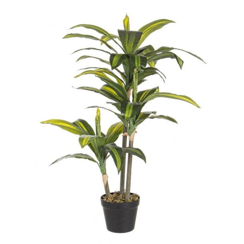 Plante Dracaena 43 feuilles 88cm x 16cm x 115cm