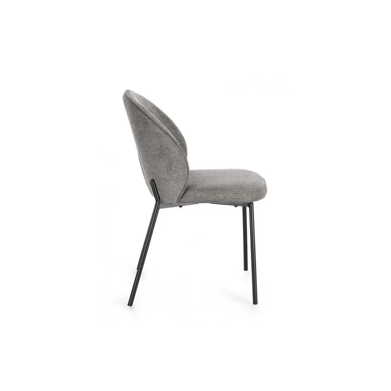 Chaise pliante gris foncé 54x60x83 cm