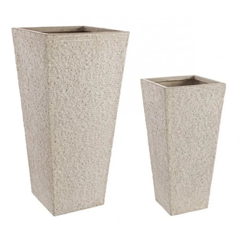Vase décoratif moderne Ø42x88 cm sable