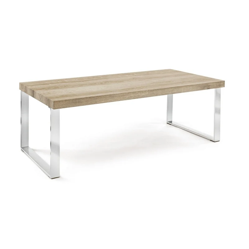 Table basse rectangulaire 100x50 cm en bois