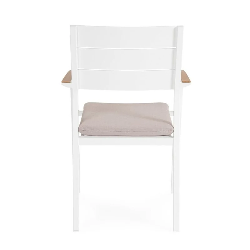 Chaise anthracite avec accoudoirs 58,5x55,5x90 cm