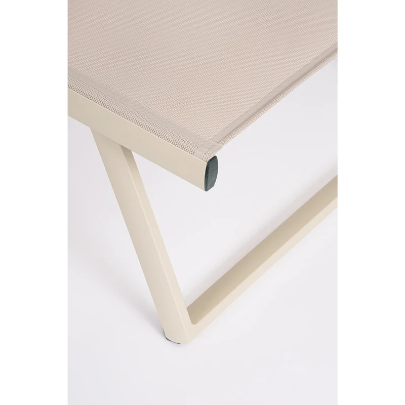 Transat inclinable 70x182 cm beige