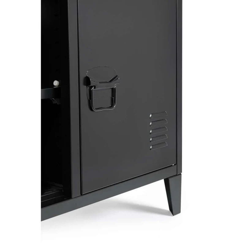 Meuble TV 120,5 x 58,5 cm, noir