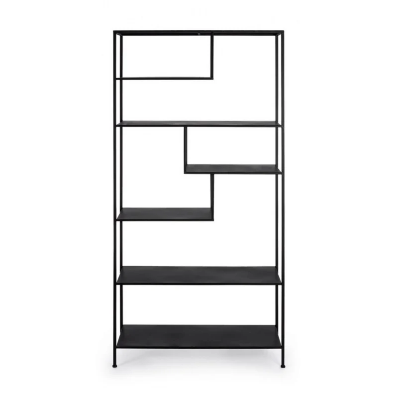 Bibliothèque en acier 80x26x170 cm