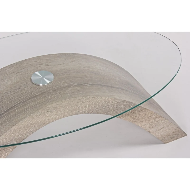 Table basse en verre 110x60 cm Kenya