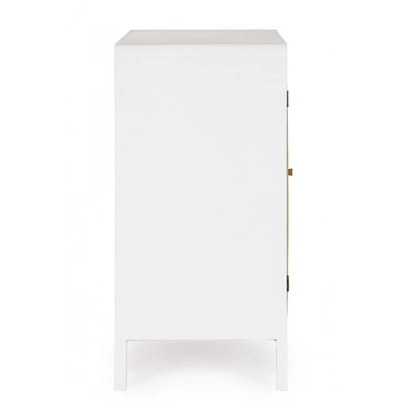 Buffet en bois blanc 80x40x82 cm
