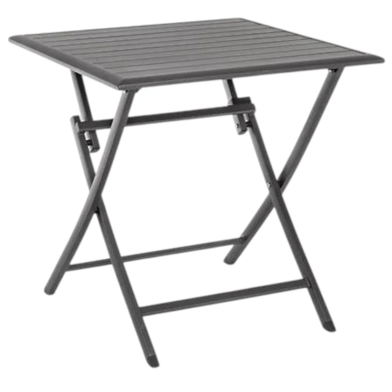 Table pliante "Elin" 70x70 cm anthracite