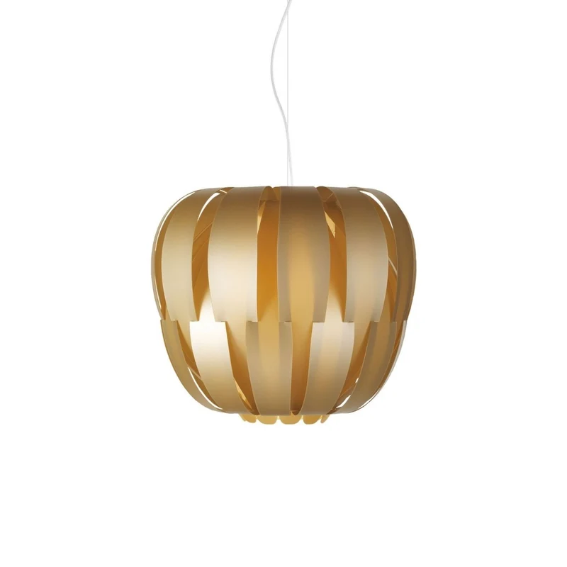 Nouvelle Suspension Or en Métal Chromé Cm. 19x16h