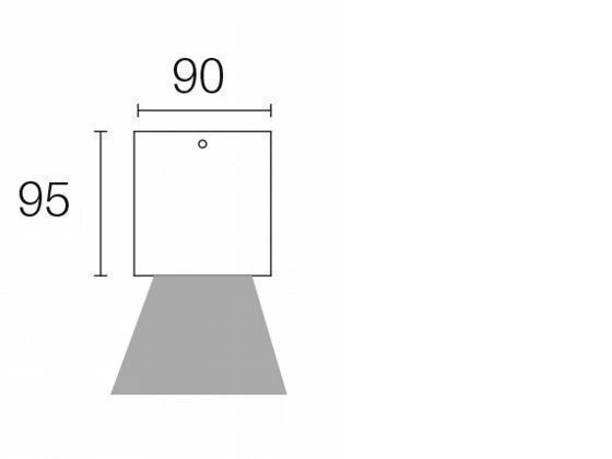 Spot de plafond 6W LED 4000K blanc ligne lula