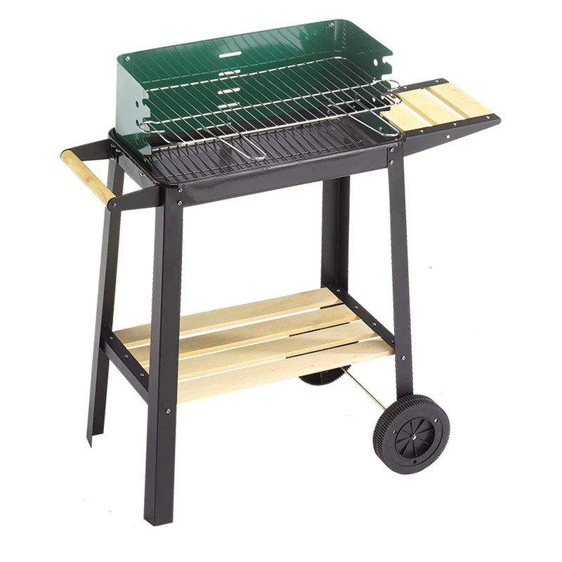 Barbecue '50-25 Vert/W' Cm. 50X25 - H.Cm. 77