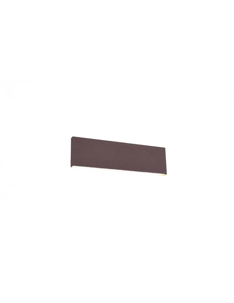 Applique Rectangulaire Concha Rouille Double Émission LED Trio Lighting