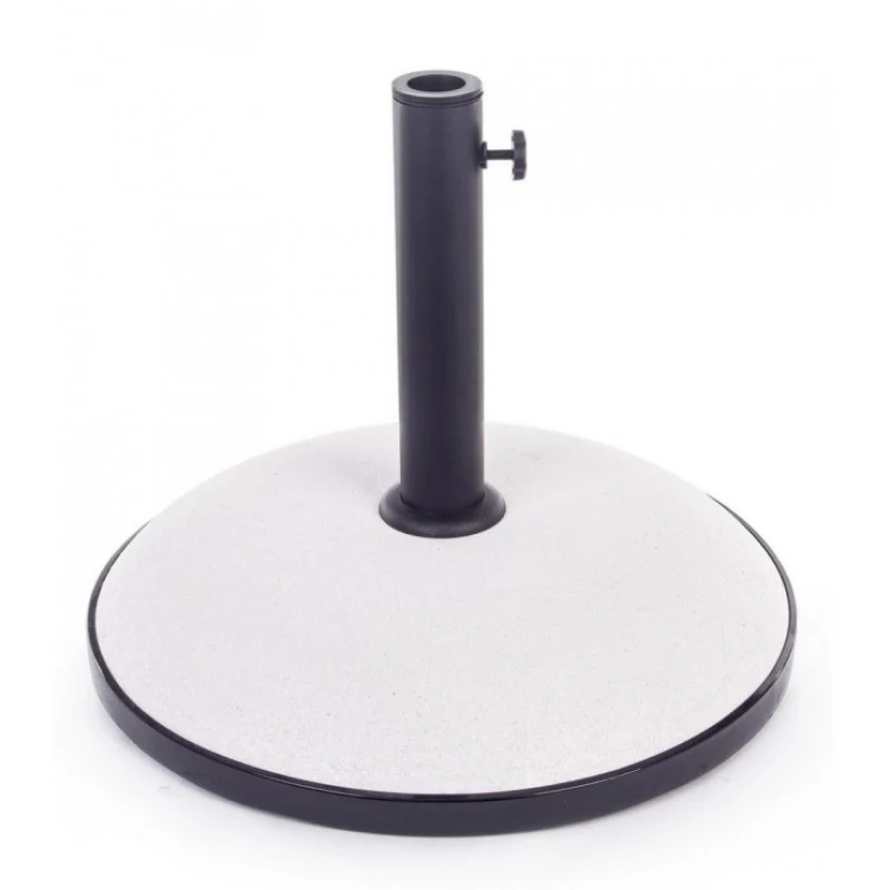 Socle en béton pour parasol Barry 30kg blanc
