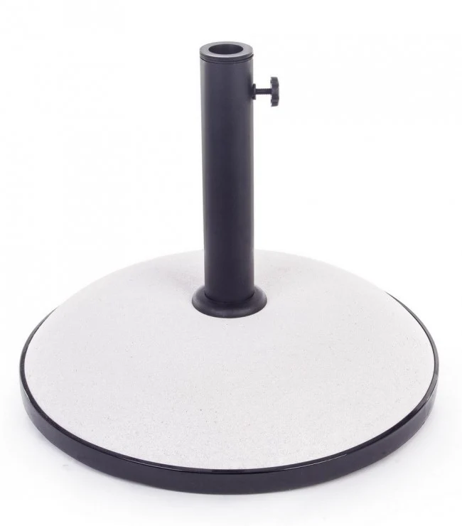 Socle en béton pour parasol Barry 30kg blanc