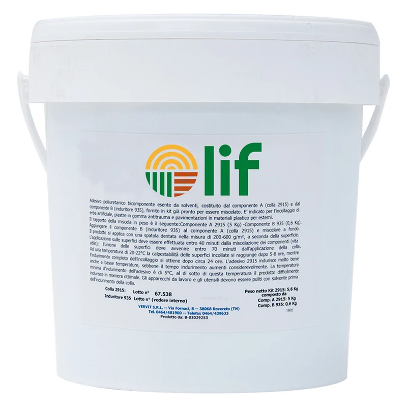 Adhésif Gazon Synthétique 5 Kg + Catalyseur 600 Gr
