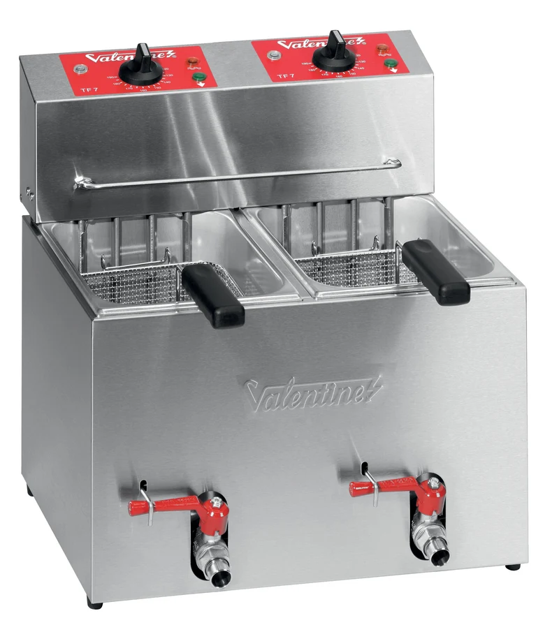 Friteuse électrique de table - 2 x 5 litres - Série TF - TF55 - Valentine