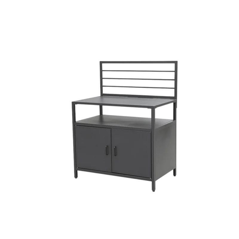 Armoire avec étagère et armoire en aluminium