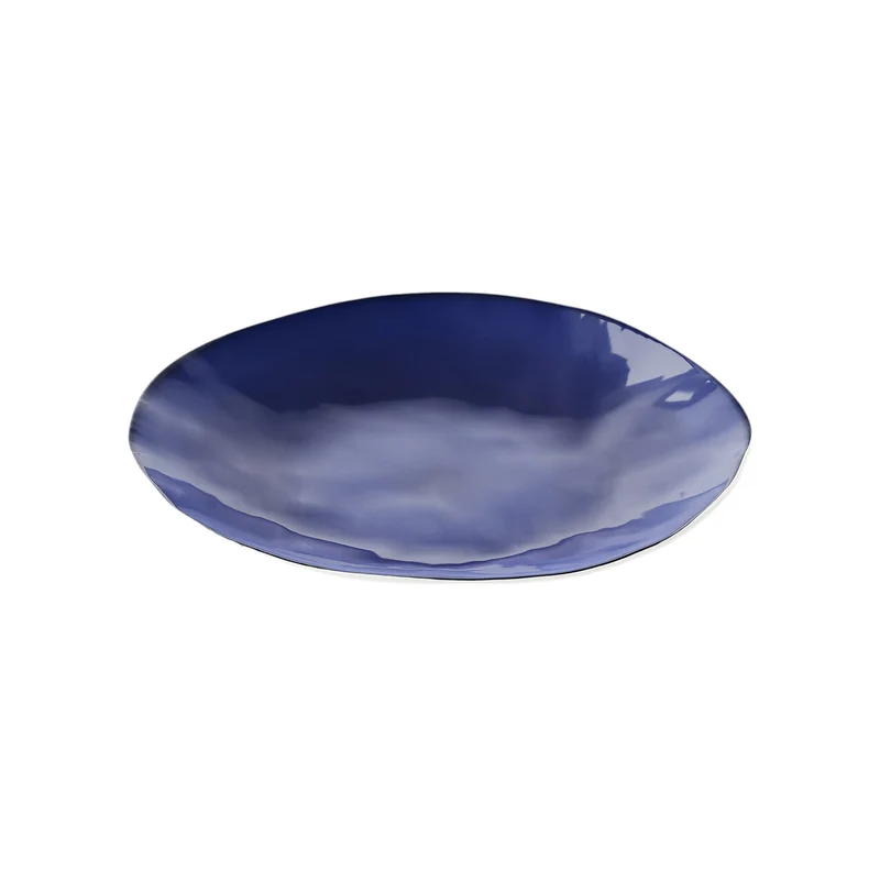 Assiette plate Riviera Bleue