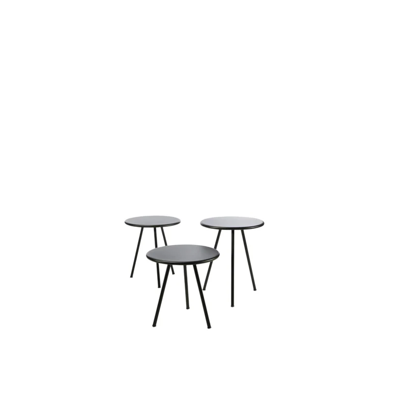 Kit de trois tables basses Daisy bronze DE151KIT