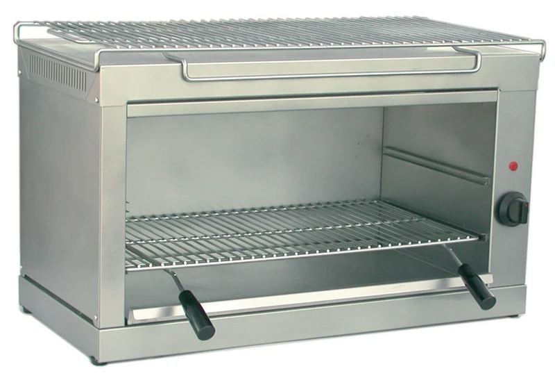 Salamandre électrique fermée - Grille 600 x 300 mm - 2 niveaux - S33