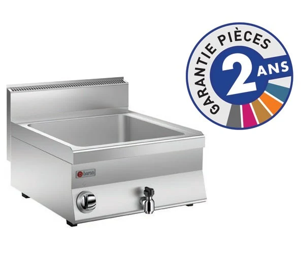 Bain-marie électrique - 1bac GN 1/1 + 2 bacs GN 1/4 - Gamme 650 - Baron