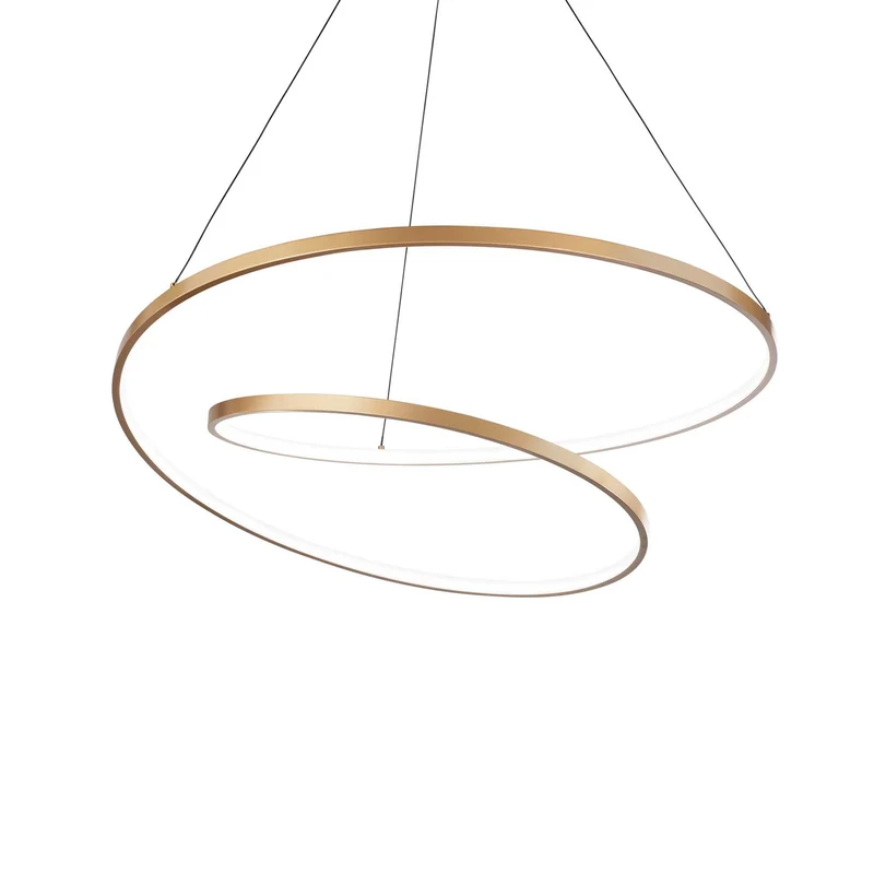 Suspension en laiton D 800 x H min 390 - max 1500 mm
