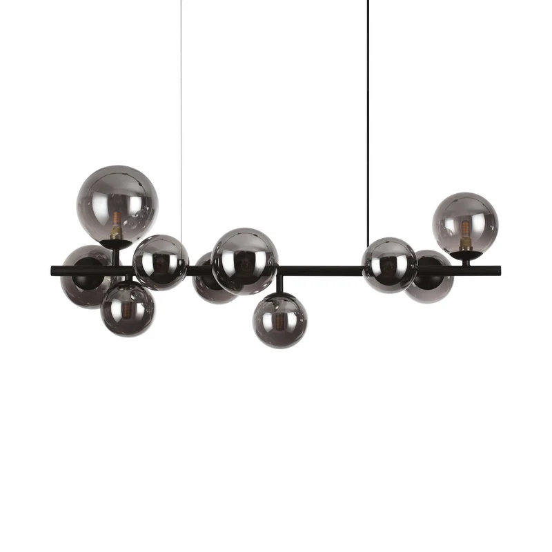 Suspension noire L 810 x H min 590 - max 2340 x P 300 mm