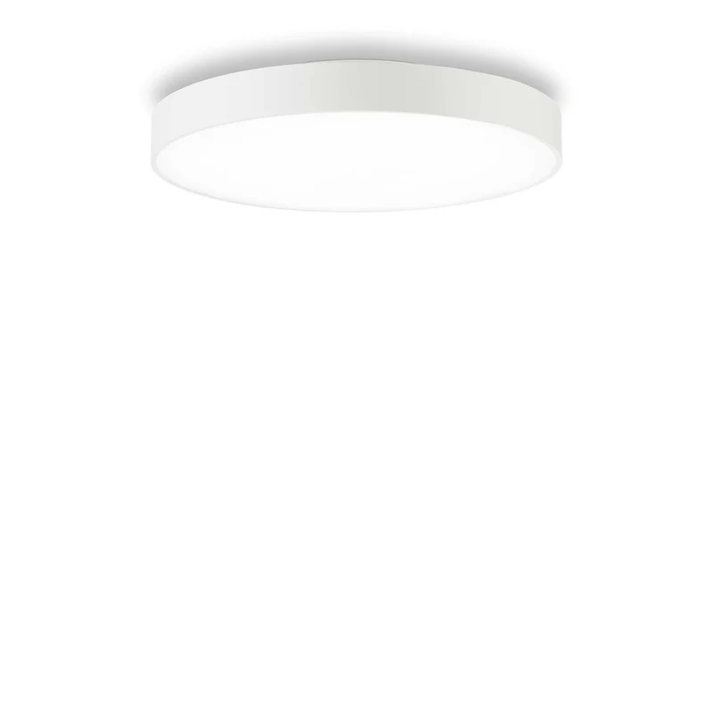 Plafonnier blanc D 450 x H 90 mm