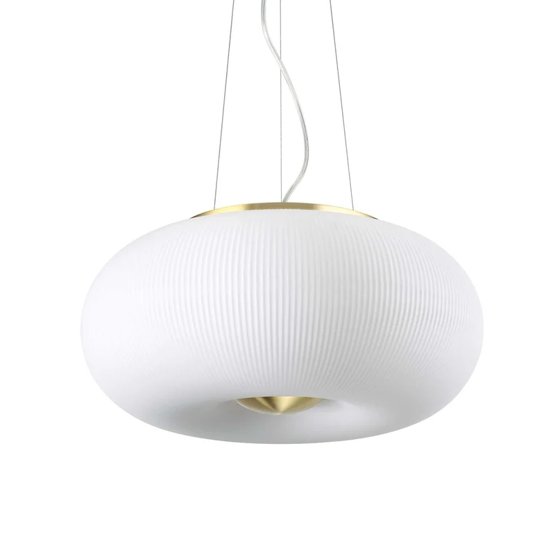 Suspension blanche D 400 x H min 425 - max 2175 mm