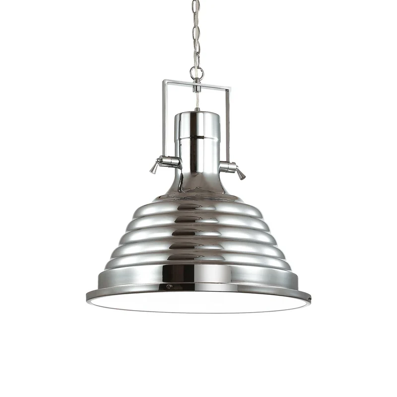 Suspension chromée D 485 x H min 770 - max 1450 mm