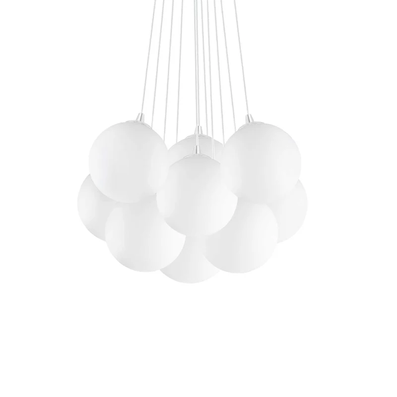 Suspension blanche D 580 x H min 430 - max 1300 mm
