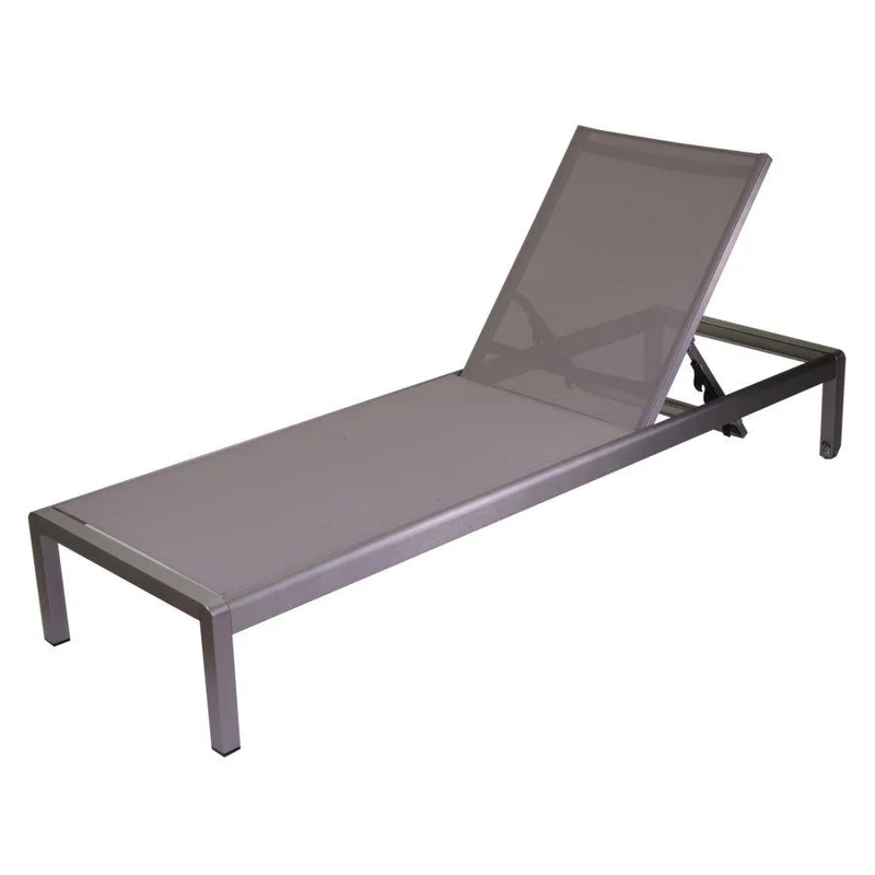 Transat en Aluminium Anodisé Buffalo 197x64x30h cm