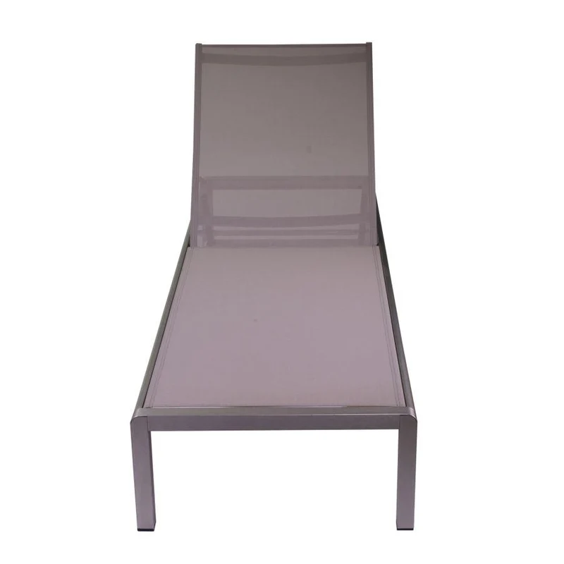 Transat en Aluminium Anodisé Buffalo 197x64x30h cm
